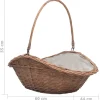 vidaXL Houtmand met handvat 60x44x55 cm natuurlijk wilgenhout