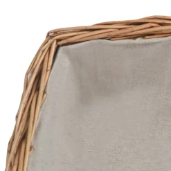 vidaXL Houtmand met handvat 61,5x46,5x58 cm wilgenhout bruin