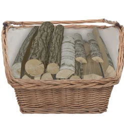 vidaXL Houtmand met handvat 61,5x46,5x58 cm wilgenhout bruin