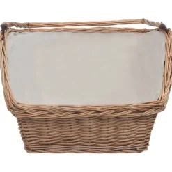 vidaXL Houtmand met handvat 61,5x46,5x58 cm wilgenhout bruin