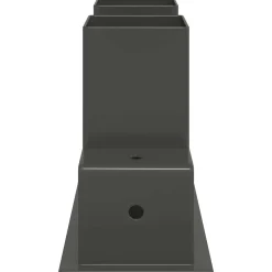 vidaXL Houtstapel Steun 2 st Antraciet 34 x 10 x 15 cm Staal
