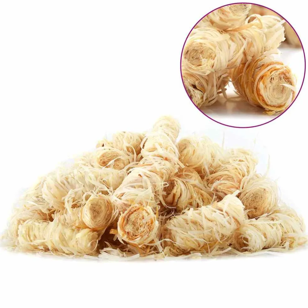 vidaXL Houtwolaanstekers BIO Dennen & paraffine 10 kg