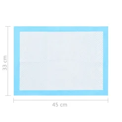 vidaXL Huisdierentrainingsdoekje 100 st 45x33 cm nonwoven stof
