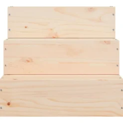 vidaXL Huisdierentrap 40x37,5x35 cm massief grenenhout