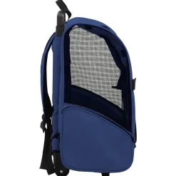 vidaXL Huisdierentrolley inklapbaar blauw