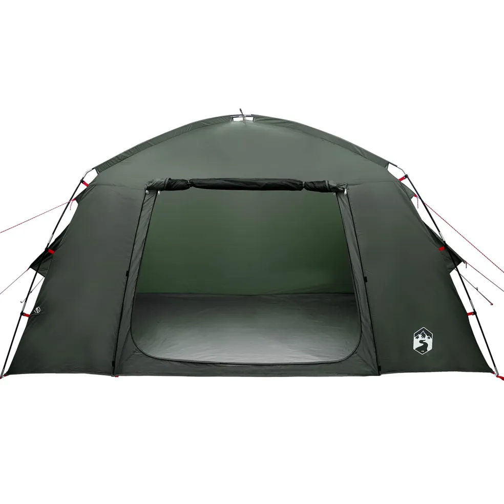 vidaXL Huisje Tent 4-persoons Legergroen Polyester