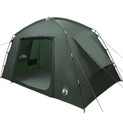 vidaXL Huisje Tent 4-persoons Legergroen Polyester