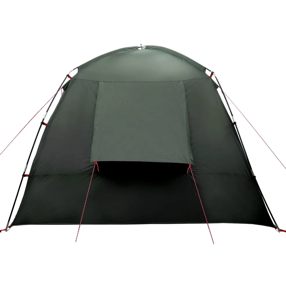 vidaXL Huisje Tent 4-persoons Legergroen Polyester