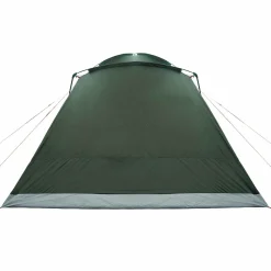 vidaXL Huisje Tent 12-persoons Leger groen Polyester en staal