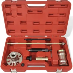 vidaXL Hydraulische wielnaaftrekker met hamer set 10 ton