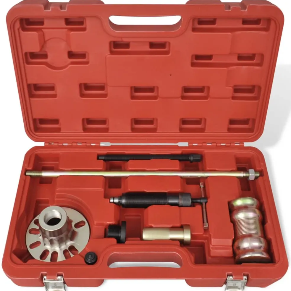vidaXL Hydraulische wielnaaftrekker met hamer set 10 ton