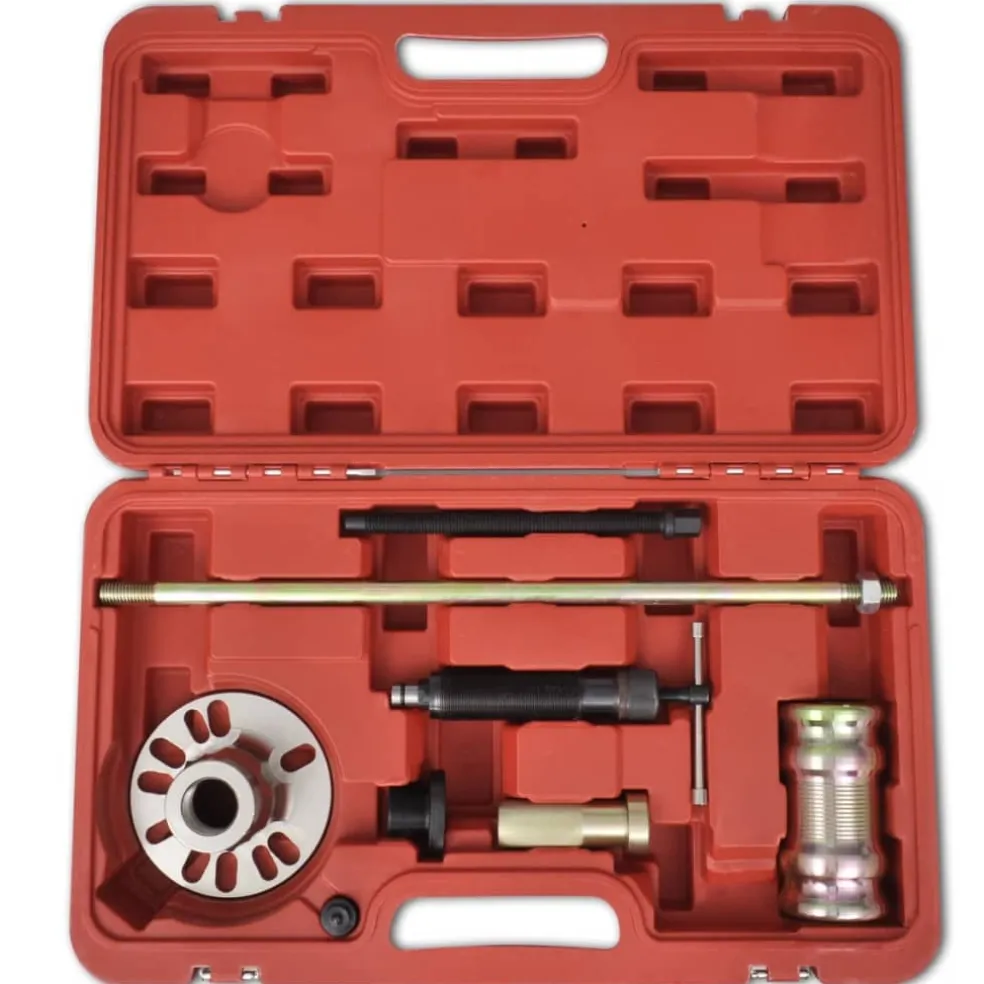 vidaXL Hydraulische wielnaaftrekker met hamer set 10 ton