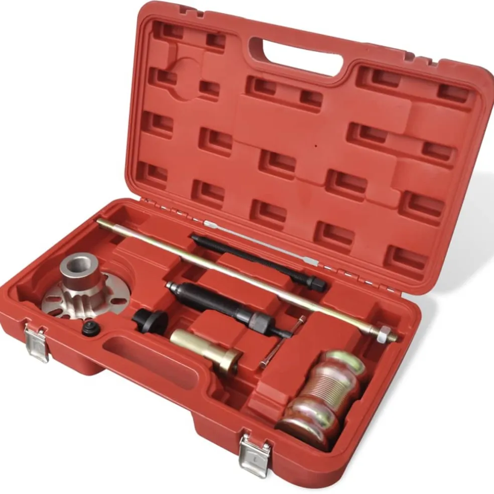 vidaXL Hydraulische wielnaaftrekker met hamer set 10 ton