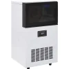 vidaXL IJsblokjesmachine 45 kg/24 u zwart