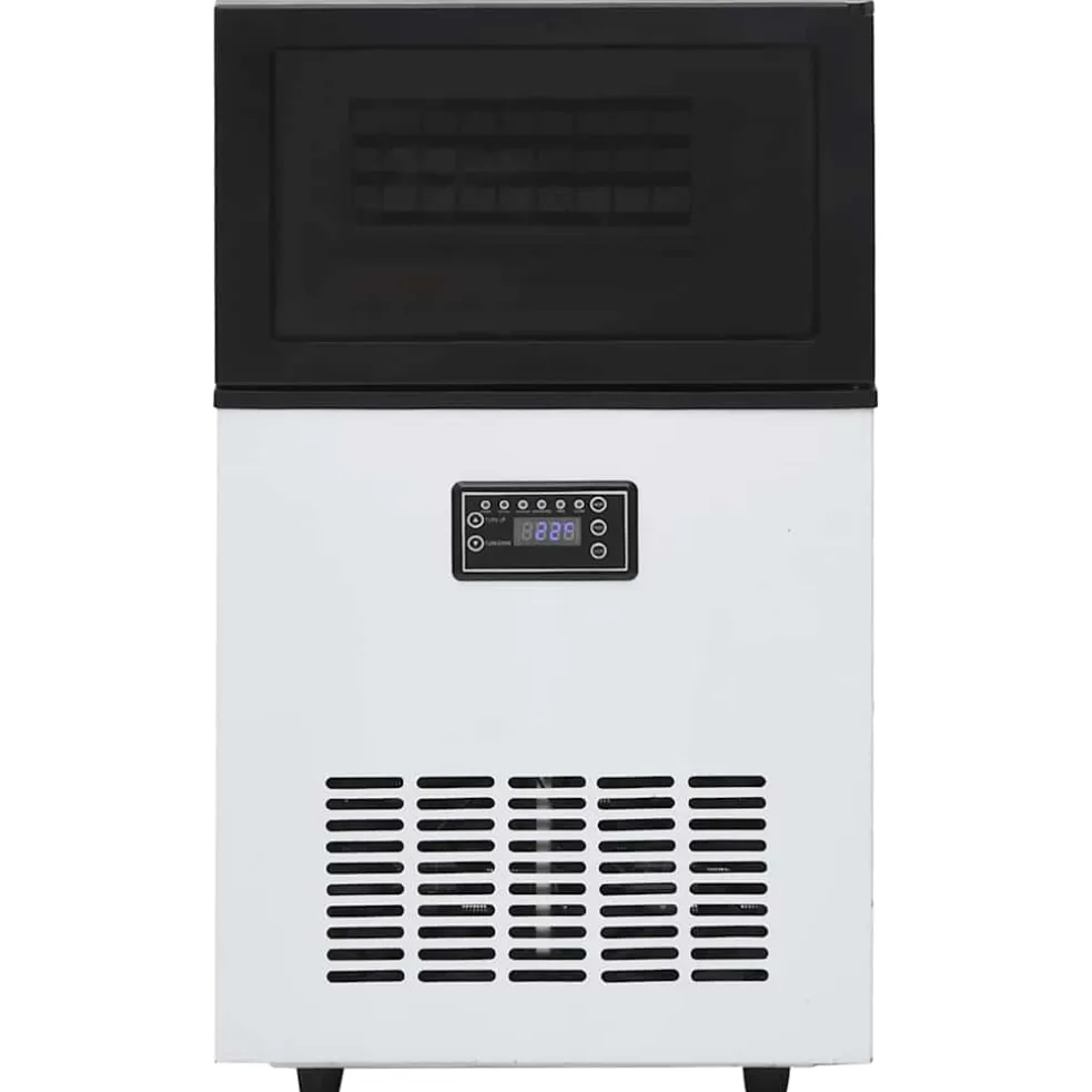 vidaXL IJsblokjesmachine 45 kg/24 u zwart