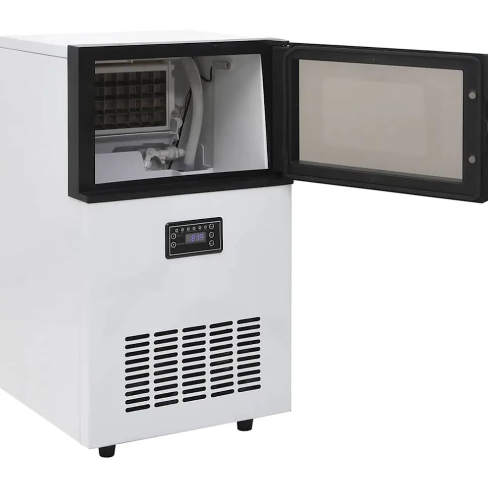vidaXL IJsblokjesmachine 45 kg/24 u zwart