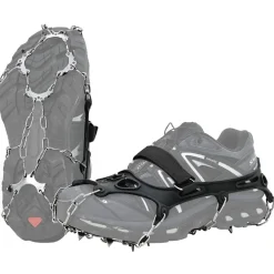 vidaXL IJs-klemmen voor schoenen Zwart S