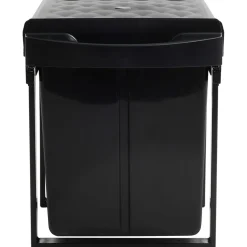vidaXL Inbouwprullenbak uittrekbaar soft-close 48 L