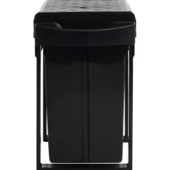 vidaXL Inbouwprullenbak uittrekbaar soft-close 36 L