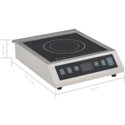 vidaXL Inductiekookplaat met aanraakscherm 3500 W