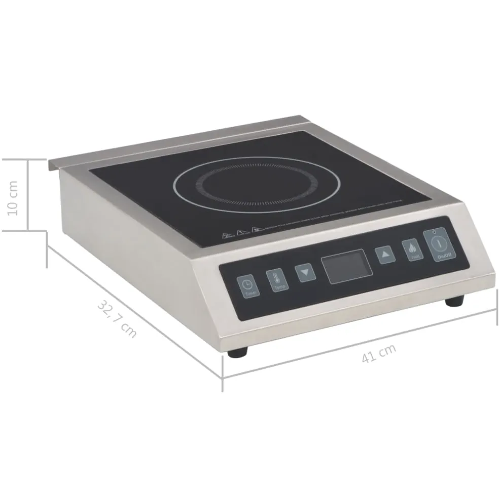 vidaXL Inductiekookplaat met aanraakscherm 3500 W