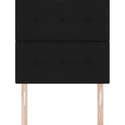 vidaXL in hoogte verstelbaar hoofdbord met hoofdeinde Zwart 80 cm Stof