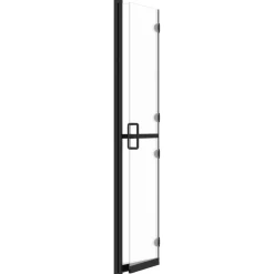 vidaXL Inloopdouchewand inklapbaar 70x190 cm ESG-glas transparant