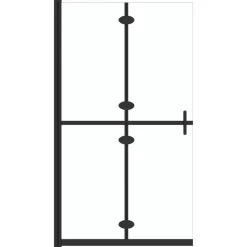 vidaXL Inloopdouchewand inklapbaar 70x190 cm ESG-glas transparant