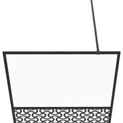 vidaXL Inloopdouchewand 80x195 cm mat ESG-glas zwart