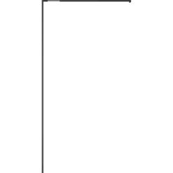 vidaXL Inloopdouchewand 80x195 cm transparant gehard glas