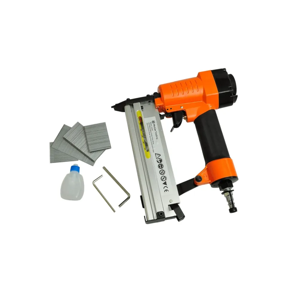 vidaXL 2-in-1 Persluchtnietmachine en spijkermachine