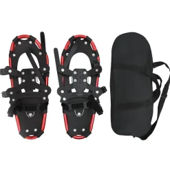 vidaXL 3 in 1 Sneeuwschoenen Rood en Zwart 53,5 x 21 cm