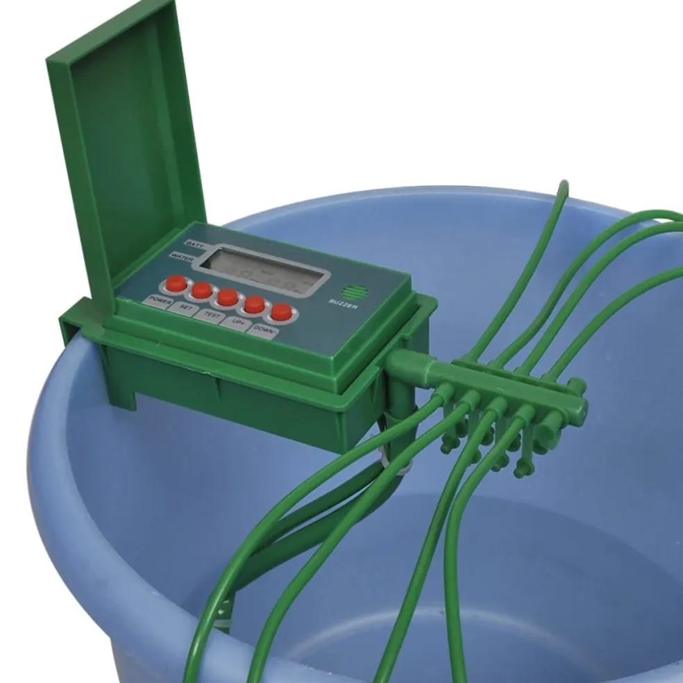 vidaXL Irrigatiesysteem automatisch met timer voor watersproeier