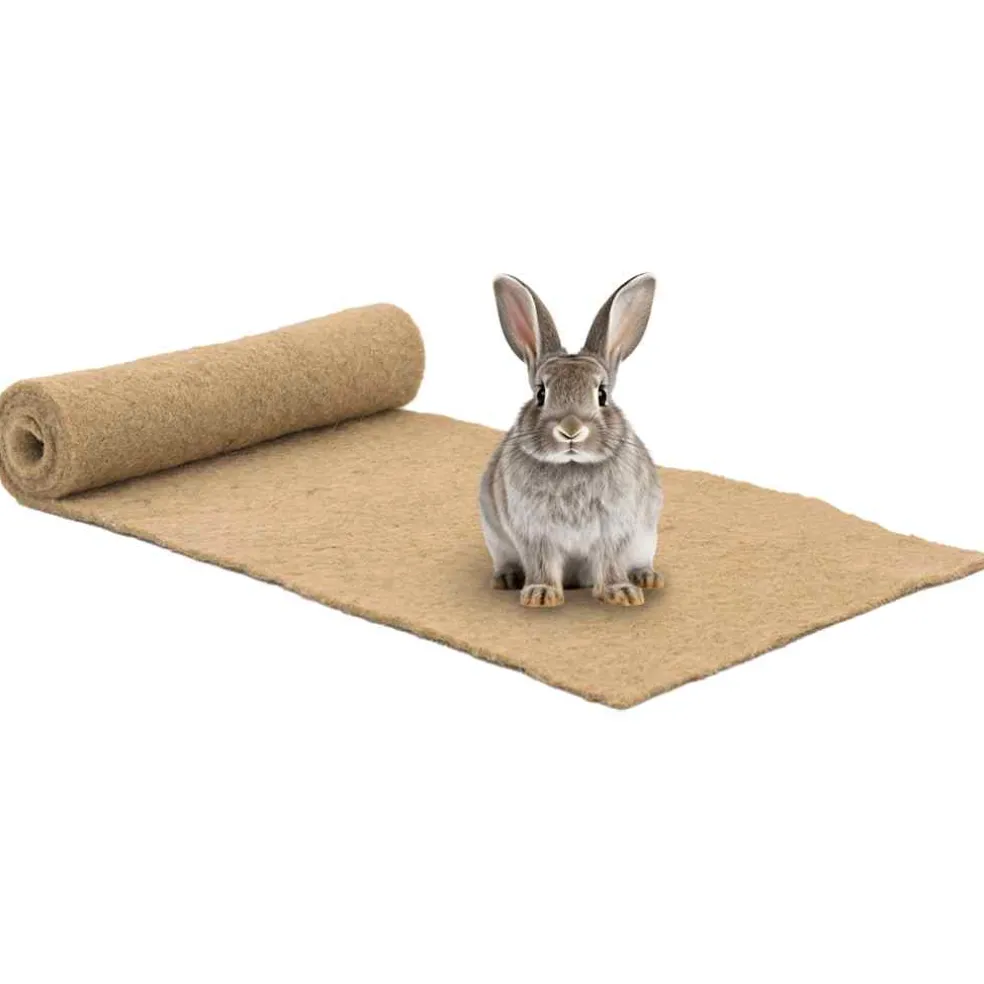 vidaXL Jute mat voor knaagdieren 0,5x1 m 5 mm