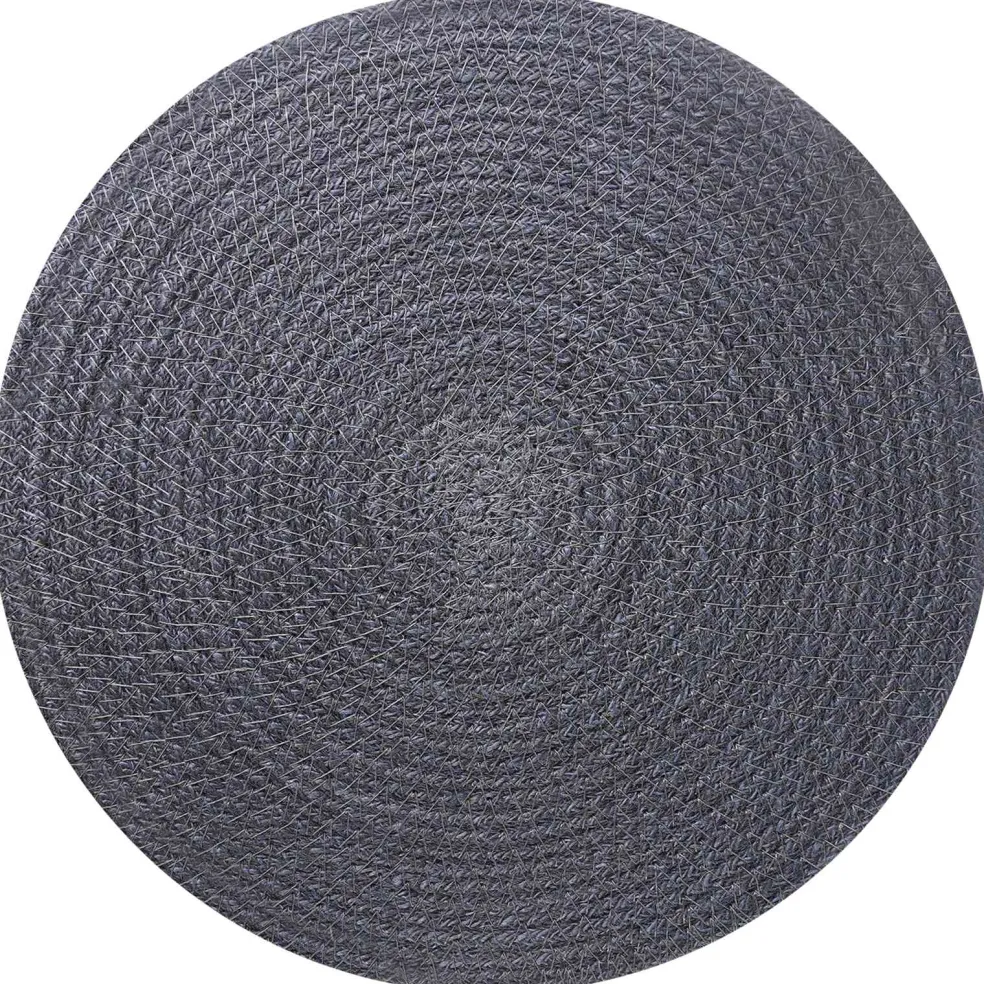 vidaXL Jute placematten 4 st Donkergrijs 100% Tossa Jute