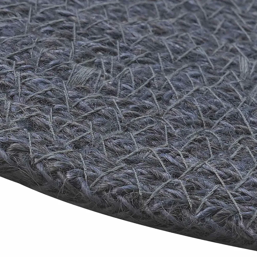 vidaXL Jute placematten 4 st Donkergrijs 100% Tossa Jute