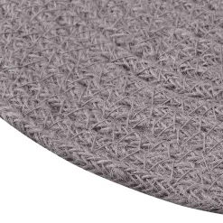vidaXL Jute placematten 4 st Grijs 100% Tossa Jute