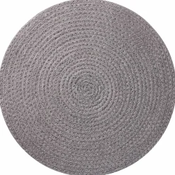 vidaXL Jute placematten 4 st Grijs 100% Tossa Jute