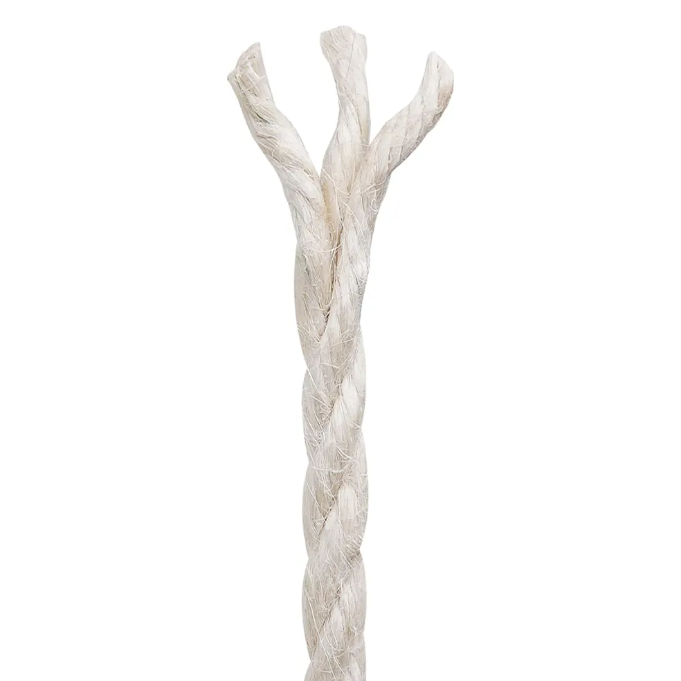 vidaXL Jute Touw 2 st 20 mm 100 m Wit 100% Tossa jute