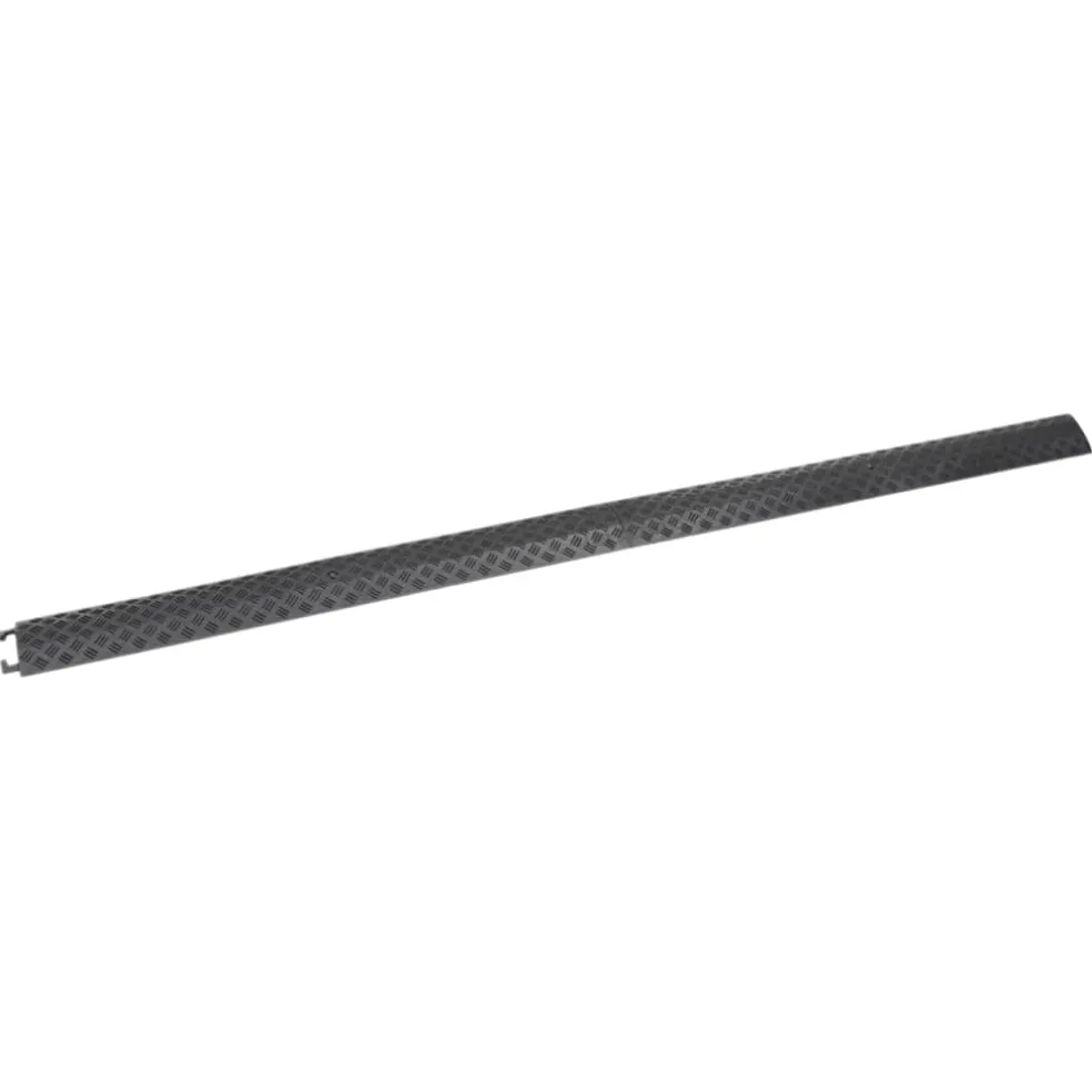 vidaXL Kabelbeschermers drempel 2 st 98,5 cm zwart