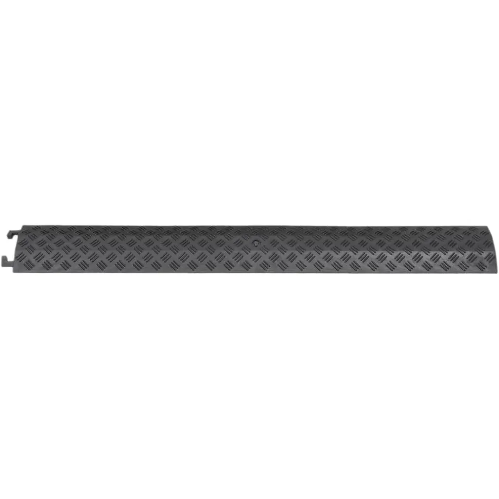 vidaXL Kabelbeschermers drempel 2 st 98,5 cm zwart