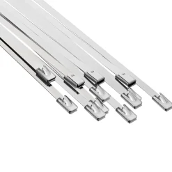 vidaXL Kabelbinders 12 st 4,6 x 150 mm zilver
