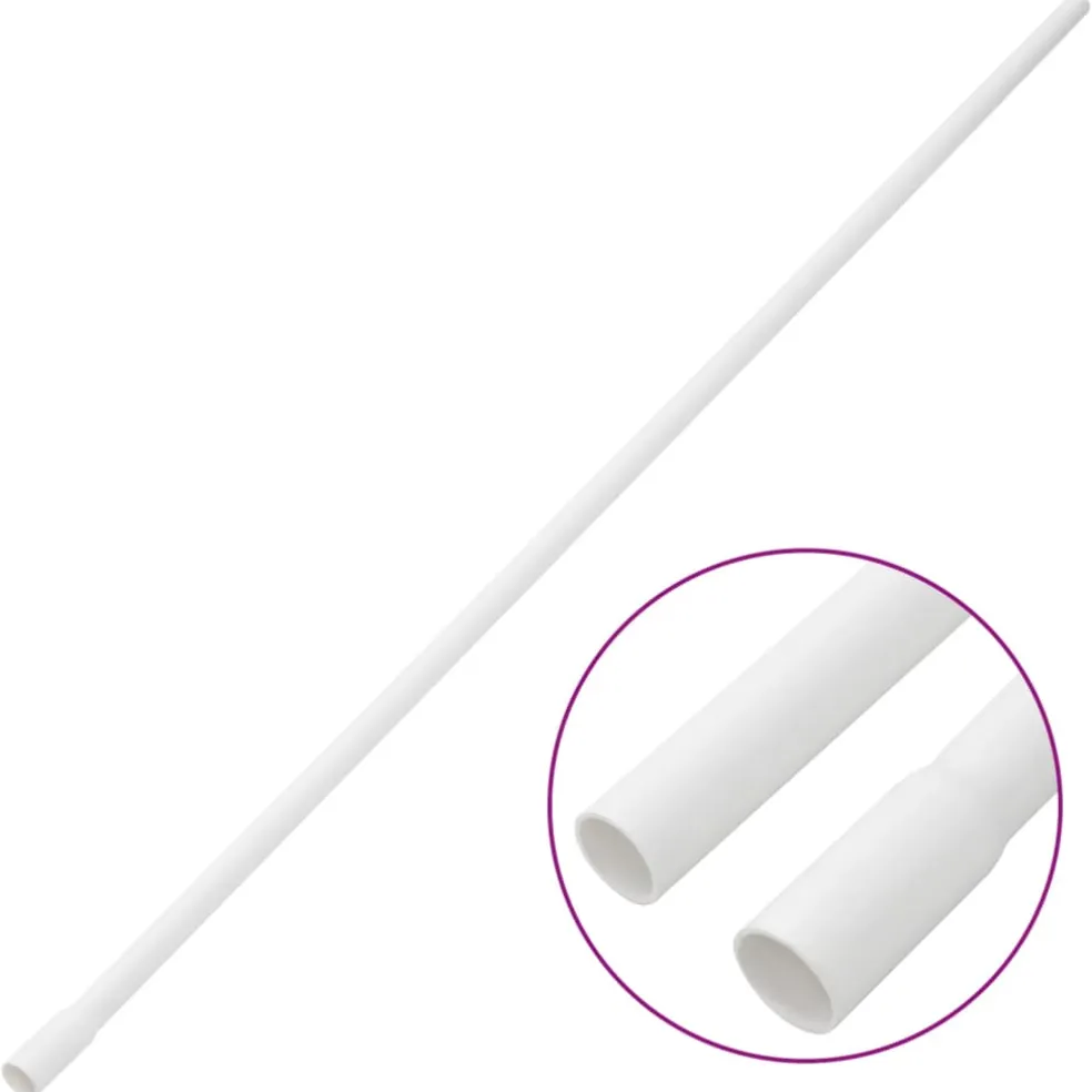 vidaXL Kabelgoot Ø16 mm 10 m PVC