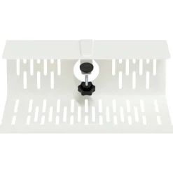 vidaXL Kabelgoot voor onder bureau 2 st Wit 35 x 12 x 13 cm Staal