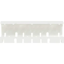 vidaXL Kabelgoot voor onder bureau 2 st Wit 43 x 9 x 11 cm Staal