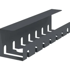 vidaXL Kabelgoot voor onder bureau 2 st Antracietkleurig