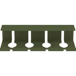 vidaXL Kabelgoot voor onder bureau 2 st Antracietkleurig