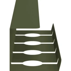 vidaXL Kabelgoot voor onder bureau 2 st Antracietkleurig