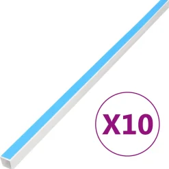vidaXL Kabelgoot zelfklevend 10x10 mm 10 m PVC