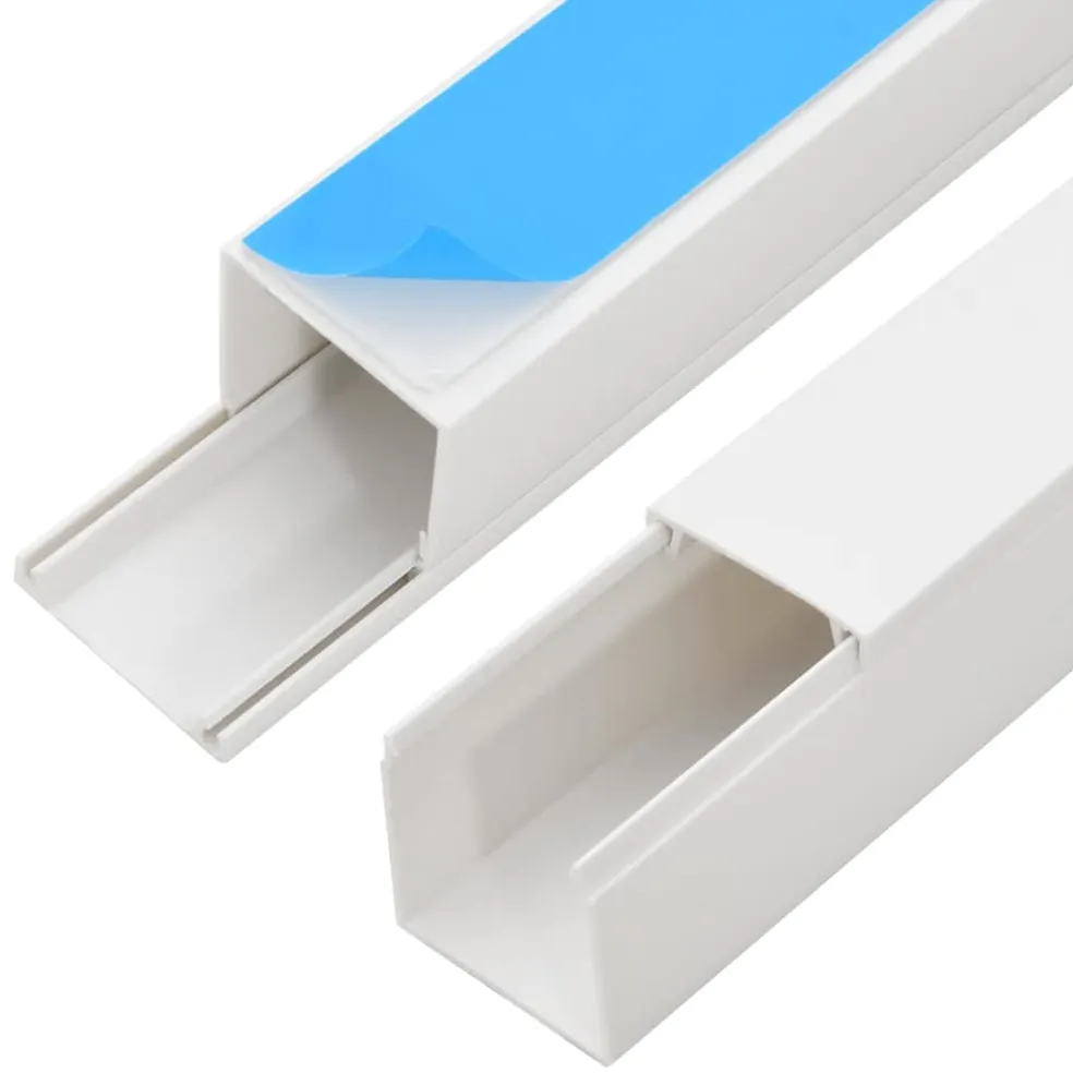 vidaXL Kabelgoot zelfklevend 10x10 mm 10 m PVC